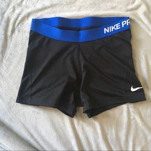 Nike Pros 3 inch Black Shorts Women's Large